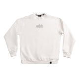 A.H.B. OFF WHITE EMBROIDERED "AHB" CREWNECK COD:002-608-002