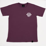 A.H.B. BURGUNDY "MOLOTOV" T-SHIRT COD:003-416-024