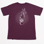 A.H.B. BURGUNDY "MOLOTOV" T-SHIRT COD:003-416-024