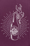 A.H.B. BURGUNDY "MOLOTOV" T-SHIRT COD:003-416-024