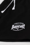 A.H.B. BLACK "BOYCOTT" SHORTS COD:070-432-003
