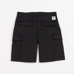 A.H.B. BLACK "BOYCOTT TAG" CARGO SHORTS COD:071-438-003