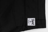 A.H.B. BLACK "BOYCOTT TAG" CARGO SHORTS COD:071-438-003