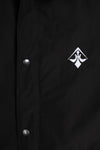 A.H.B. BLACK EMBROIEDED "LOGO BOYCOTT" COACH JACKET  COD:061-439-003