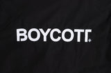 A.H.B. BLACK EMBROIEDED "LOGO BOYCOTT" COACH JACKET  COD:061-439-003