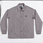 A.H.B. GREY EMBROIEDED "LOGO BOYCOTT" COACH JACKET  COD:061-439-002