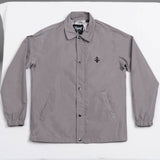 A.H.B. GREY EMBROIEDED "LOGO BOYCOTT" COACH JACKET  COD:061-439-002