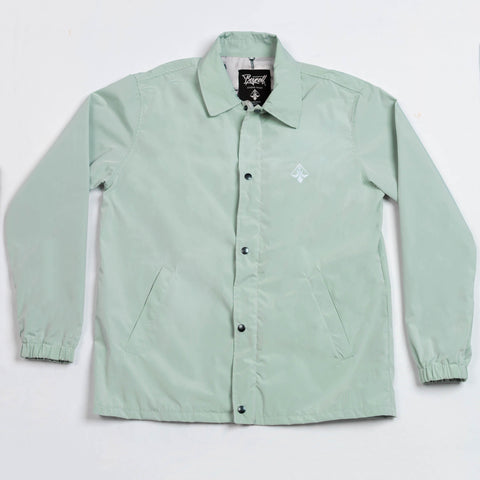 A.H.B. MINT EMBROIEDED "LOGO BOYCOTT" COACH JACKET  COD:061-439-040