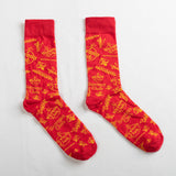 A.H.B. X HAVANA CLUB BLACK "PATTERN LOGO" SOCKS   COD : 090-355-007
