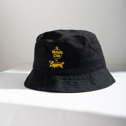 A.H.B. X HAVANA CLUB BLACK "CLASSIC LOGO" BUCKET HAT  COD : 023-354-034