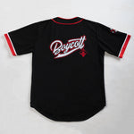 A.H.B. BLK/RED  EMBROIEDED "BASEBALL TEAM ROTTS" JERSEY COD : 003-340-011