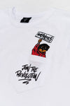 A.H.B. WHITE POCKET "JOIN THE REVOLUTION" T-SHIRT COD:003-418-001