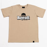 A.H.B. DUSTY SAND "BOYCOTT ROTTIE" T-SHIRT COD:003-498-003