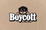 A.H.B. DUSTY SAND "BOYCOTT ROTTIE" T-SHIRT COD:003-498-003