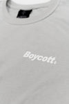 A.H.B. ICE GREY "BOYCOTT" T-SHIRT COD:003-410-036