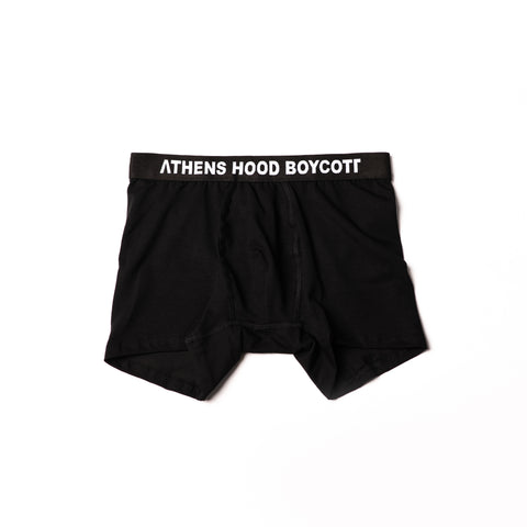 A.H.B. BLACK UNDERWEAR "ATHENS HOOD BOYCOTT"