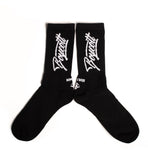 A.H.B. BLACK "BOYCOTT TAG" SOCKS  COD : 090-025-003