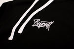 A.H.B. BLACK "BOYCOTT TAG" EMBROIDERED HOODIE COD:001-369-003