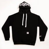 A.H.B. BLACK "BOYCOTT TAG IN THE HOOD" EMBROIDERED HOODIE COD:001-370-003