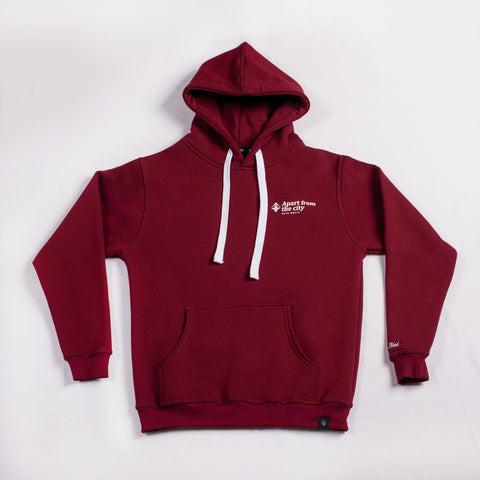 A.H.B. MAROON "ROTT THE SKATER" HOODIE COD:001-387-004