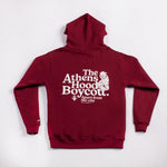 A.H.B. MAROON "ROTT THE SKATER" HOODIE COD:001-387-004