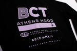 A.H.B. BLACK "BCT ATHENS HOOD" ZIP HOODIE COD:006-365-003