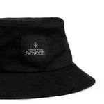 A.H.B. BLACK "LOGO" BUCKET HAT