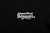 A.H.B. BLACK "AHB LETTERING" EMBROIEDERED CREWNECK COD:002-390-003