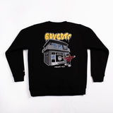 A.H.B. BLACK "BOYCOTT STORE" CREWNECK COD:002-386-003