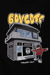 A.H.B. BLACK "BOYCOTT STORE" CREWNECK COD:002-386-003