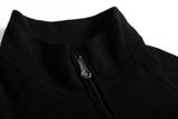 A.H.B. BLACK "BOYCOTT" EMBROIDERED FLEECE CREWNECK COD:008-376-003