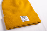 A.H.B. MUSTARD "BCT TAG PATCH" BEANIE