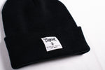 A.H.B. BLACK "BCT TAG PATCH" BEANIE