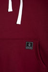 A.H.B. BORDEAUX " LOGO PATCH" HOODIE COD:001-265-004