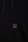 A.H.B. BLACK " LOGO PATCH" HOODIE COD:001-269-003