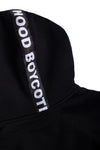 A.H.B. BLACK " LOGO PATCH" HOODIE COD:001-269-003