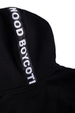 A.H.B. BLACK " LOGO PATCH" HOODIE COD:001-269-003