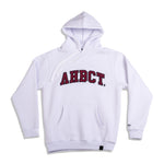 A.H.B. WHITE EMBROIDERED "AHBCT" HOODIE COD:001-274-001