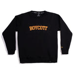 A.H.B. BLACK EMBROIDERED "兄弟愛" CREWNECK COD: 002-278-003