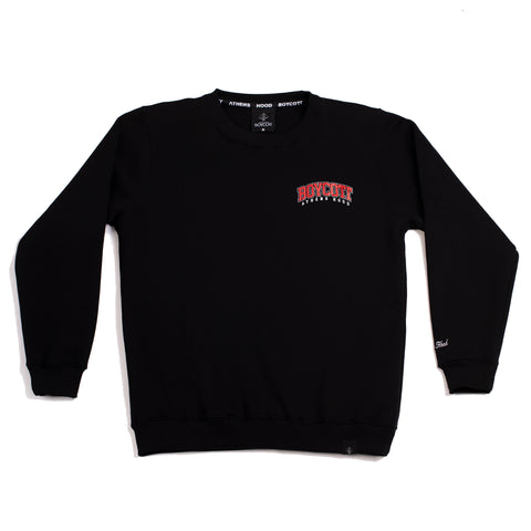 A.H.B. BLACK "BASEBALL TEAM ROTTS" CREWNECK COD:002-277-003