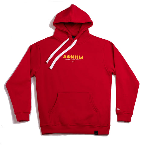 A.H.B. RED "Афины" HOODIE COD:001-266-007