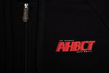 A.H.B. BLACK "AHBCT" ZIP HOODIE COD:006-259-003