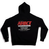 A.H.B. BLACK "AHBCT" ZIP HOODIE COD:006-259-003