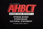 A.H.B. BLACK "AHBCT" ZIP HOODIE COD:006-259-003