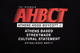 A.H.B. BLACK "AHBCT" ZIP HOODIE COD:006-259-003