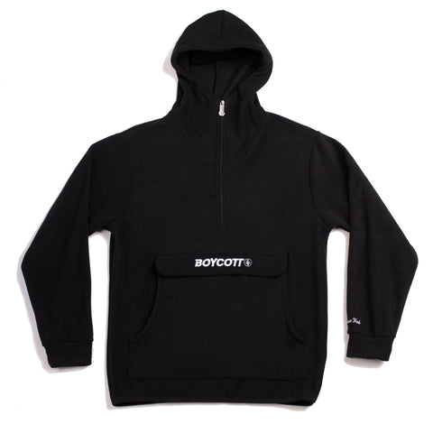 A.H.B. BLACK "BOYCOTT TAG" FLEECE COD:008-260-003