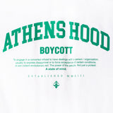 A.H.B. WHITE "UNIVERSITY" T-SHIRT COD: 003-312-001
