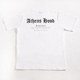 A.H.B. WHITE "ATHENS HOOD" T-SHIRT COD : 003-308-001