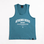 A.H.B. TURQUOISE " UNIVERSITY" TANK TOP        COD: 004-338-005