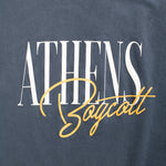 A.H.B. BLUE NAVY "ATHENS CALLIGRAPHY" T-SHIRT COD : 003-314-006